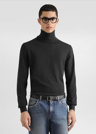 Шерстяний гольф сірого кольору від canda c&a