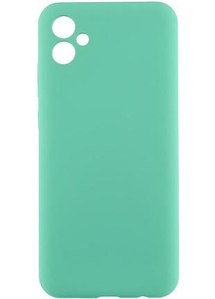 Чехол silicone cover lakshmi full camera (aa) для samsung galaxy a07 ментоловый / mint