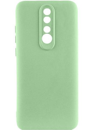 Чехол tpu getman liquid silk full camera для xiaomi redmi 8 зеленый / pistachio
