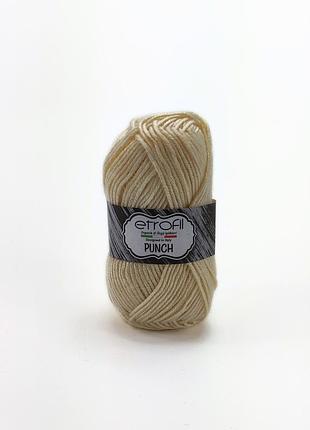 Пряжа punch/пунч, кремовий 72106, etrofil