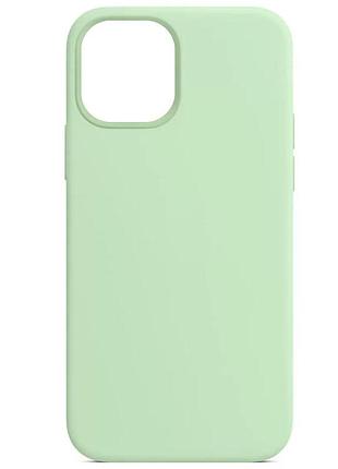 Чехол silicone case full protective (aa) no logo для apple iphone 15 plus (6.7") зеленый / pistachio