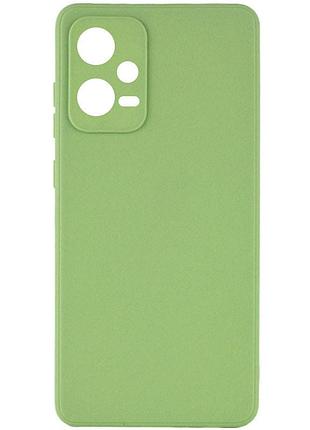 Силиконовый чехол candy full camera для xiaomi poco x5 5g / note 12 5g фисташковый