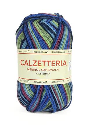 Пряжа calzetteria/кальцетерия, мультиколор 706, tropical lane