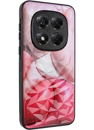 Tpu+pc чехол prisma bubblegum для xiaomi redmi note 14 pro 4g 3d pink