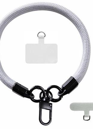 Шнурок - браслет (10мм) gray