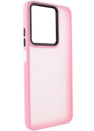 Чехол tpu+pc lyon frosted для infinix hot 40i / spark go 2024 / spark 20 pink