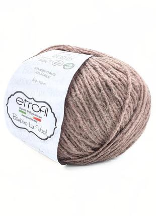 Пряжа bambino lux wool/бамбино люкс вул, светло-коричневый 70700, etrofil
