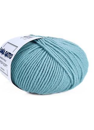 Пряжа super soft/супер софт, вода 14608, lana gatto