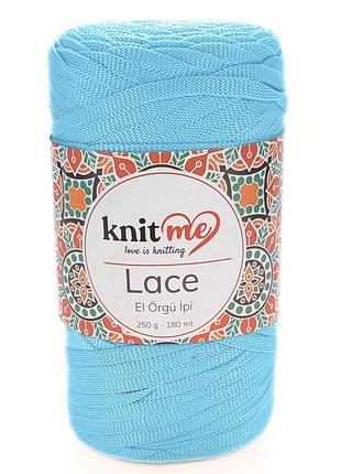 Пряжа lace/лейс, лазурный 645, knit me