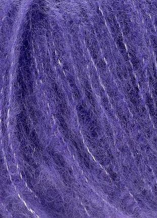 Пряжа cashsilk light/кашсилк лайт, фиолетовый, laines du nord
