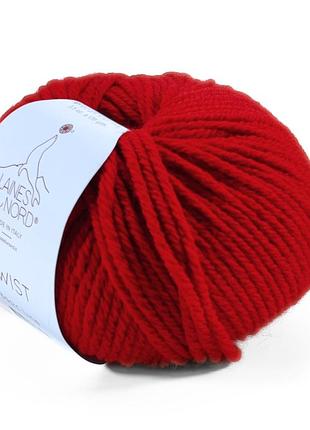 Пряжа twist/твист, красный 22, laines du nord