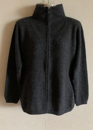 Wara 🦙 | кофта из 100% fine alpaca, графитовый меланж