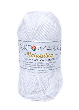 Пряжа naturalica/натуралика, белый 2013, performance