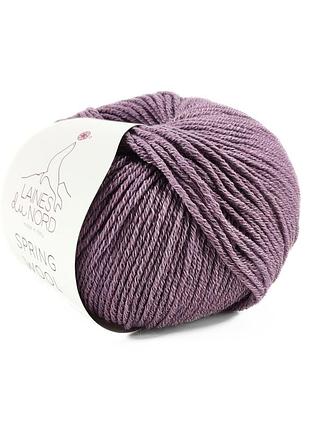 Пряжа spring wool/спрінг вулл, бузковий 9, laines du nord