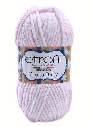 Пряжа yonca baby/йонка бебі, ніжно-рожевий 70322, etrofil