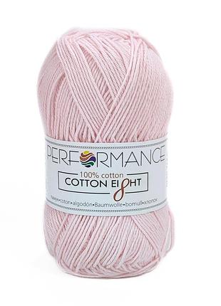 Пряжа cotton eight/коттон ейт, пудра 1140, performance