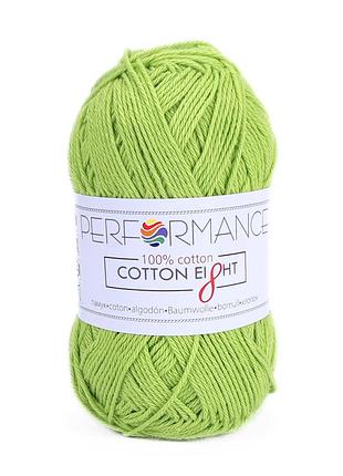 Пряжа cotton eight/коттон ейт, салатовый 160, performance