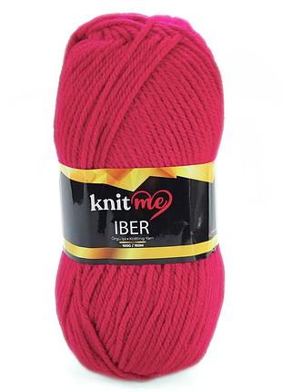 Пряжа iber/ибер, малиновый ki4, knit me