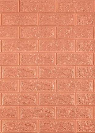 3d панель самоклеющаяся 700х770х7мм кирпич пудра sw-00001800