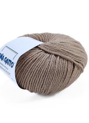 Пряжа merinocot/мерінокот, пісок 14630, lana gatto