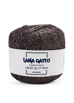 Пряжа new glitter/нью гліттер, тауп 8588, lana gatto
