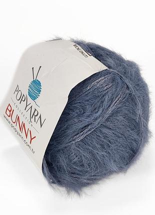 Пряжа bunny/банни, голубой джинс в-3, popyarn