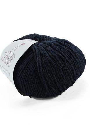 Пряжа holiday/холидей, сине-черный 34, laines du nord