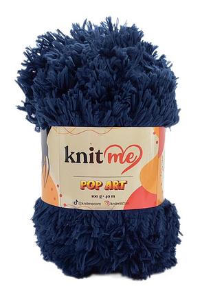Пряжа pop art/поп арт, синий 969, knit me