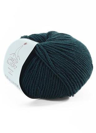 Пряжа dolly 125/доллі 125, смарагд 208, laines du nord