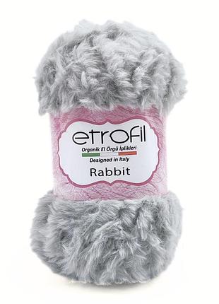 Пряжа rabbit/рэббит,светло-серый 79128, etrofil