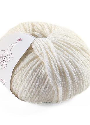 Пряжа twist/твист, молочный 2, laines du nord