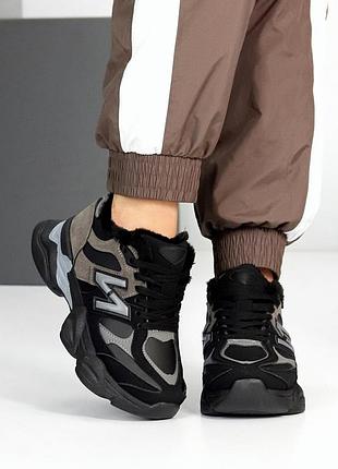 Зимние утепленные кроссовки в стиле бренда