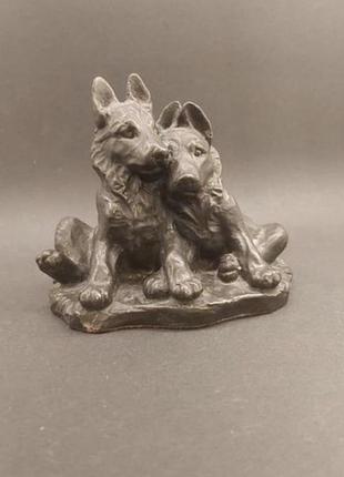 Статуетка статуетка alsatian puppies ельзаські цуценята