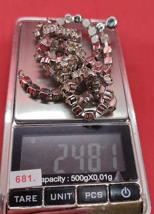 Намисто кольє прикраса аксесуар на шию - біжутерія вінтаж артдеко - 681