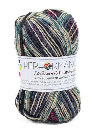 Пряжа sockwool prime multi/соквул прайм мульти, мультиколор 3-1, performance
