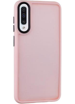 Чехол tpu+pc lyon frosted для samsung galaxy a50 (a505f) / a50s / a30s pink