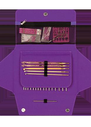 Набор инструментов для рукоделия addi click by woolly hugs/адди клик бай вулли хуг в чехле, 680-2