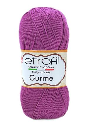 Пряжа gurme/гурмэ,лиловый 70659, etrofil