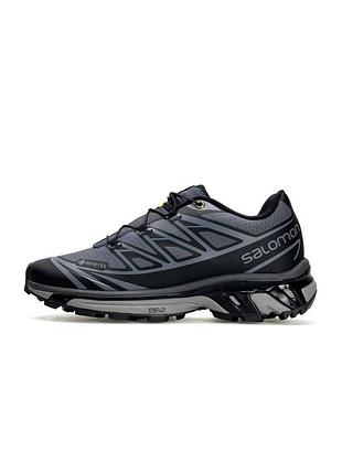 ❄️ чоловічі кросівки salomon xt-6 adv gtx black grey ❄️