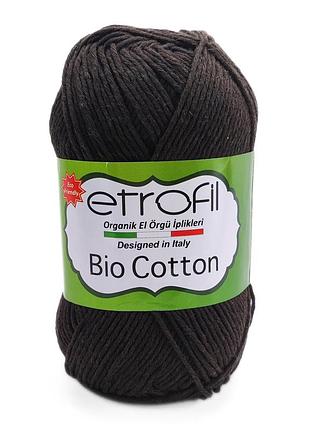 Пряжа bio cotton/био котон, коричневый 10304, etrofil