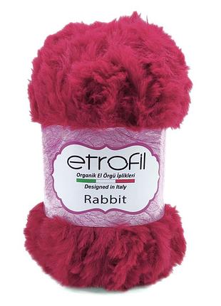 Пряжа rabbit/рэббит,красный 73289, etrofil