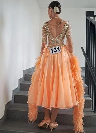 Платье для бальных танцев стандарт юниоры 160-170 см