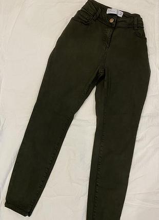 Зелені хакі джинси скіні розмір 40