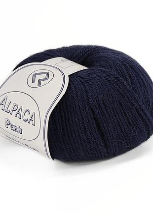 Пряжа alpaca peru/альпака перу, темно-синій 705, campolmi