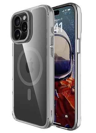 Чехол tpu space case apex with magsafe для apple iphone 15 pro max (6.7") grey