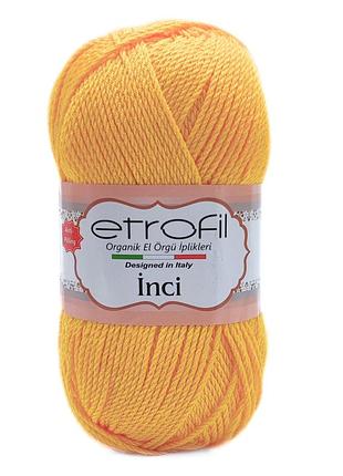 Пряжа inci/інчі, помаранчевий 72043, etrofil