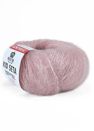 Пряжа kid seta/кид сета, английская роза 398, mondial