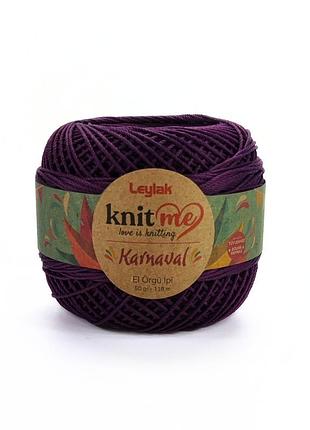 Пряжа karnaval/карнавал, черника 08031, knit me