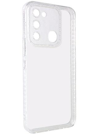 Чехол tpu starfall clear для tecno spark 8c прозрачный