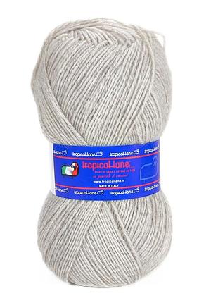 Пряжа calzepiu/кальцепіо, перлинно-сірий меланж 701, tropical lane
